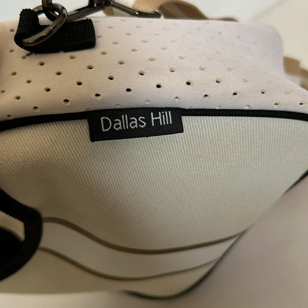 Dallas Hill Designs Crossbody Neoprene Purse with metal chain and pouch